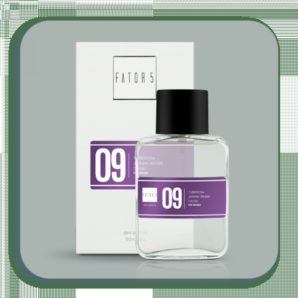 Perfume 09  60ml Jásmim Árabe , Tuberosa e Cacau Ref.:Good Girl