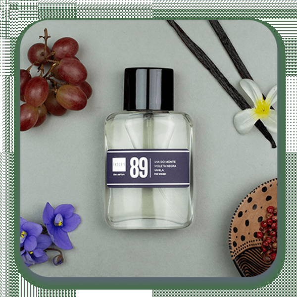 Perfume 89 60ml Uva do Monte, Violeta Negra e Vanila Ref.:Black XS Woman
